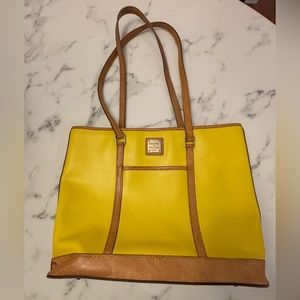Yellow Dooney & Bourke Tote bag